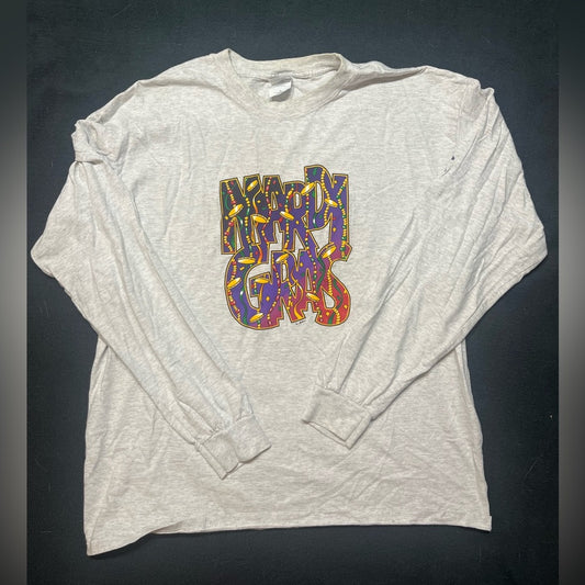 Vintage Mardi Gras Long Sleeve Shirt