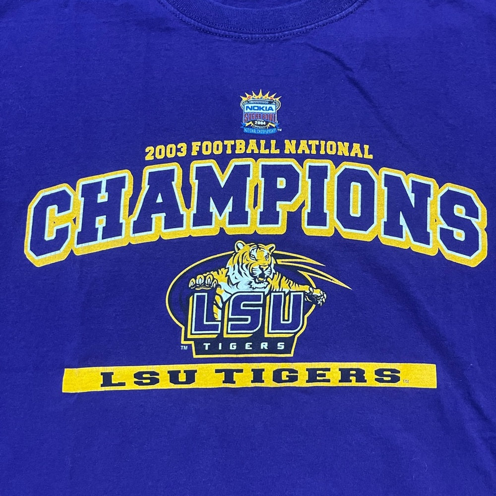 Gildan Purple LSU Tigers Short Sleeve Tee