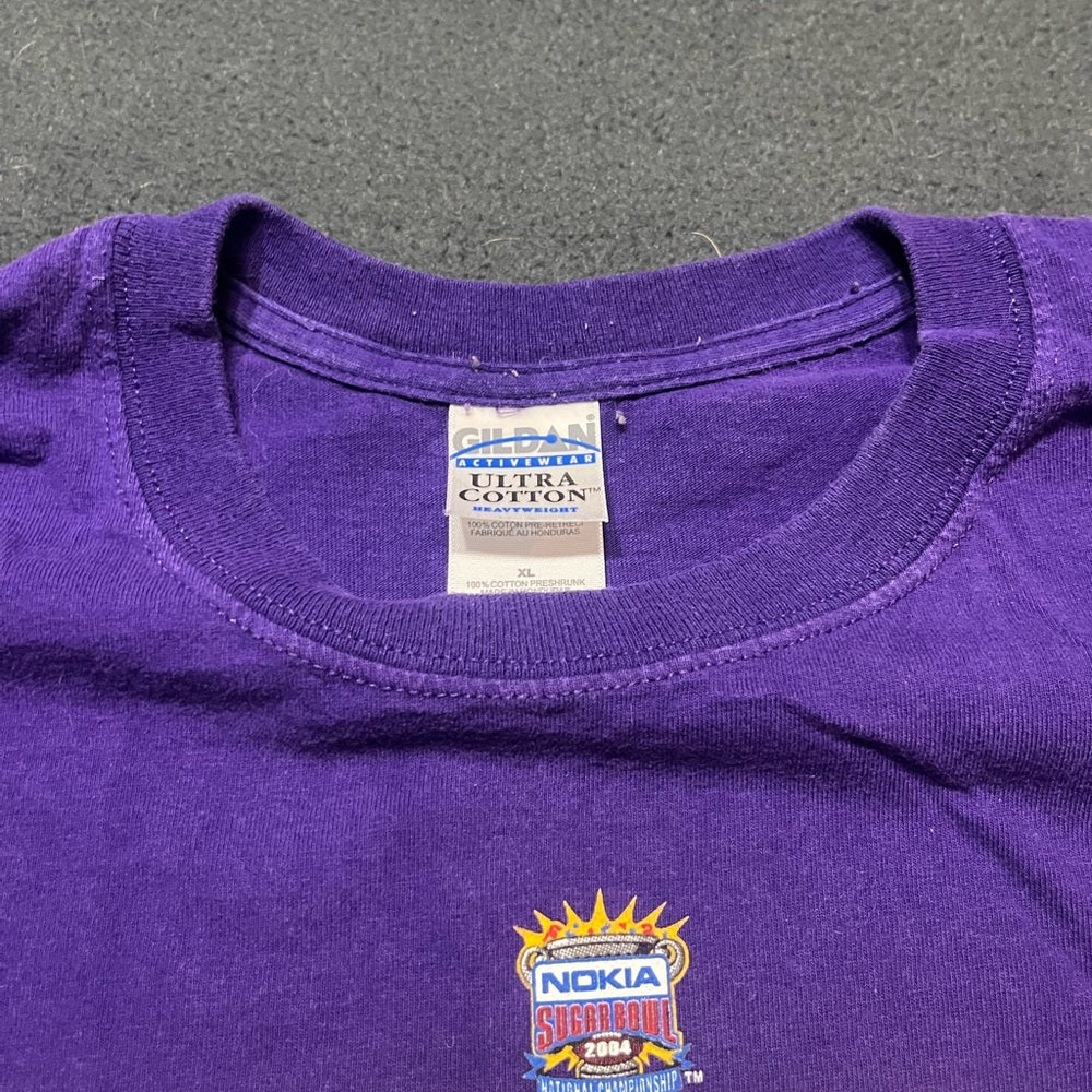 Gildan Purple LSU Tigers Short Sleeve Tee