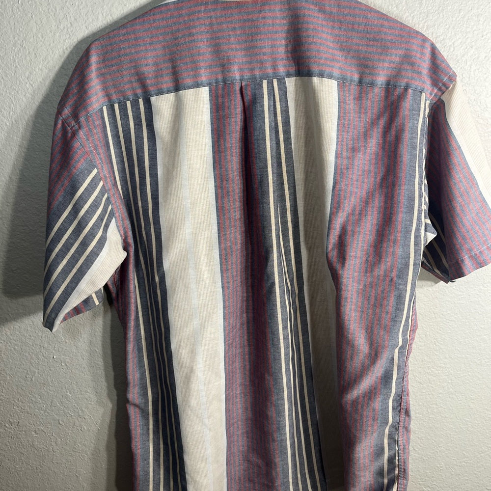 Vintage Striped Button-Down Shirt