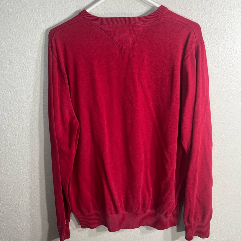 Tommy Hilfiger Men's Sweater in Bold Red