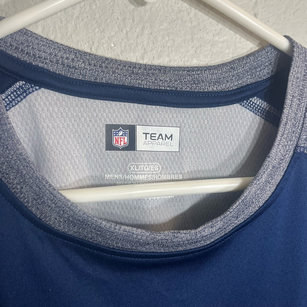 NFL Denver Broncos Football Navy and Gray Men's Tee