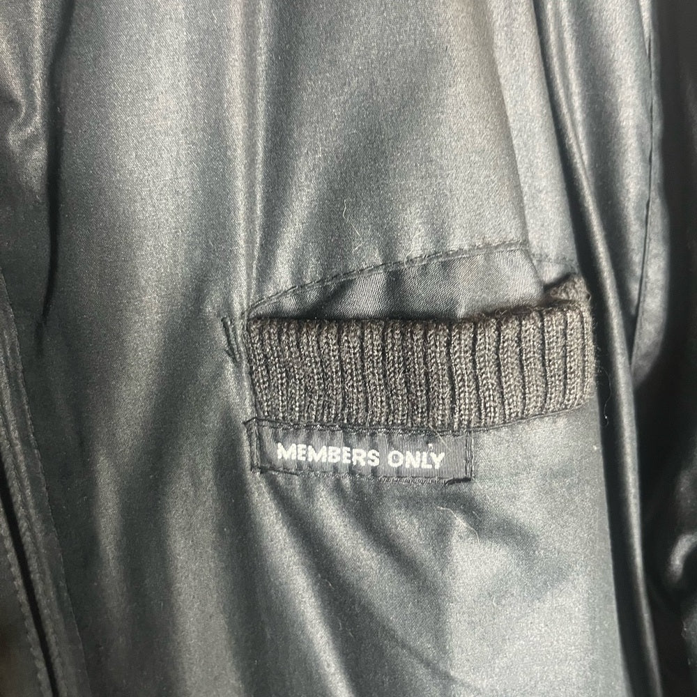 Members Only Black Bomber Jacket