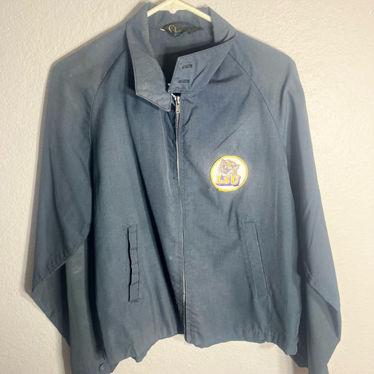 Vintage Champion Black Custom LSU Jacket
