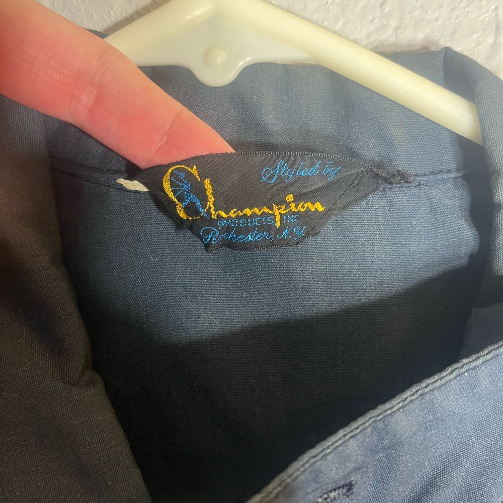 Vintage Champion Black Custom LSU Jacket
