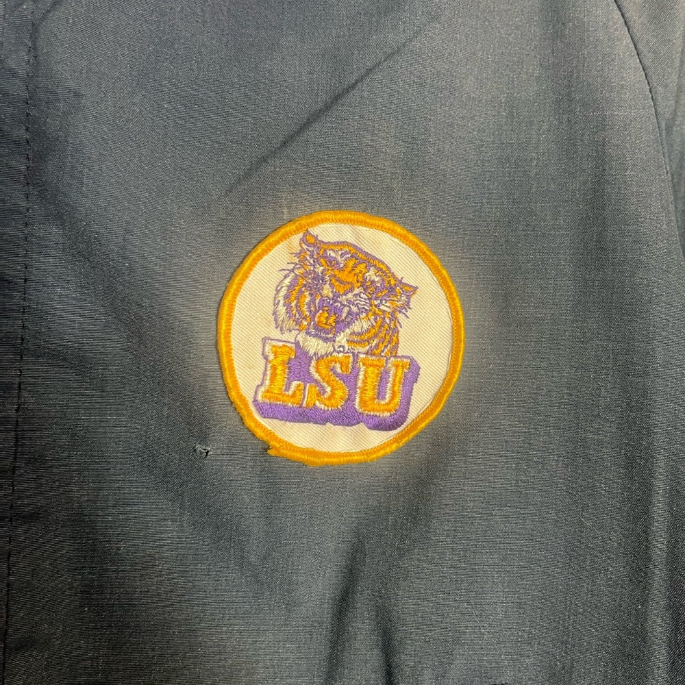 Vintage Champion Black Custom LSU Jacket