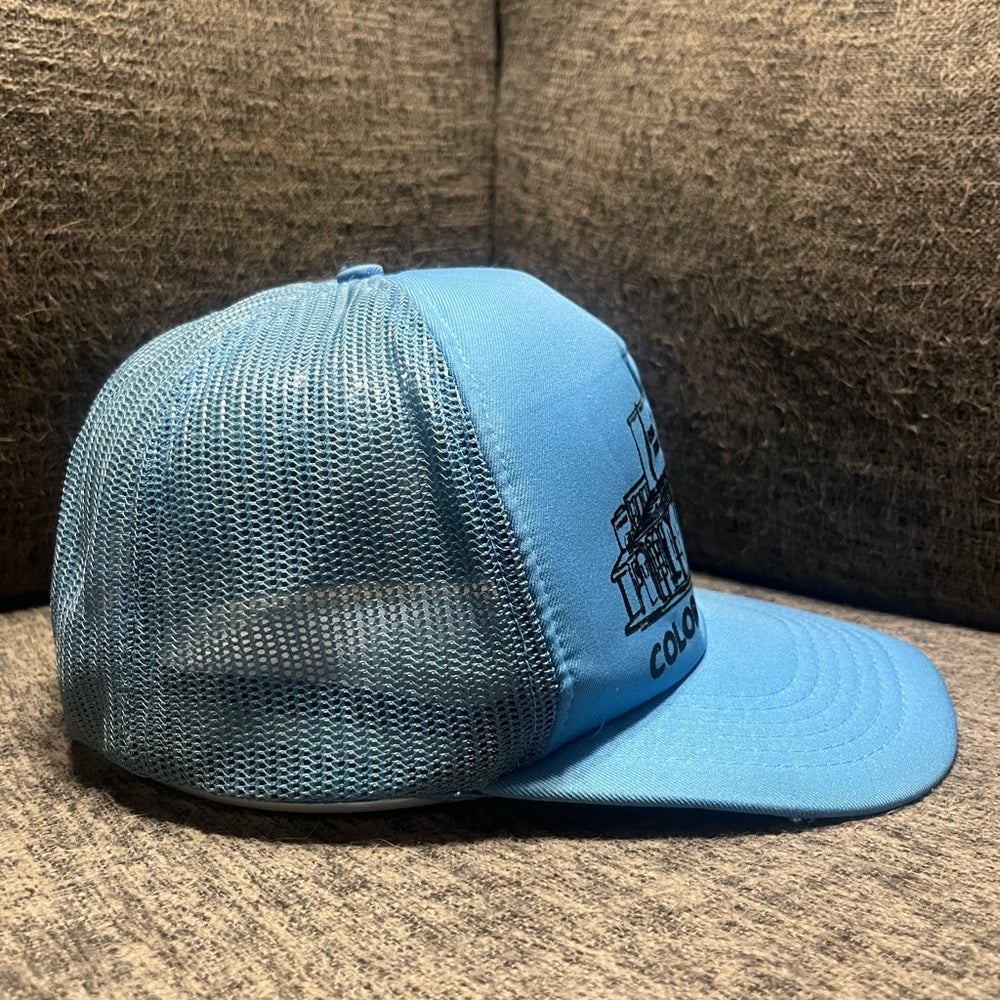 Blue Colorado Trucker Hat