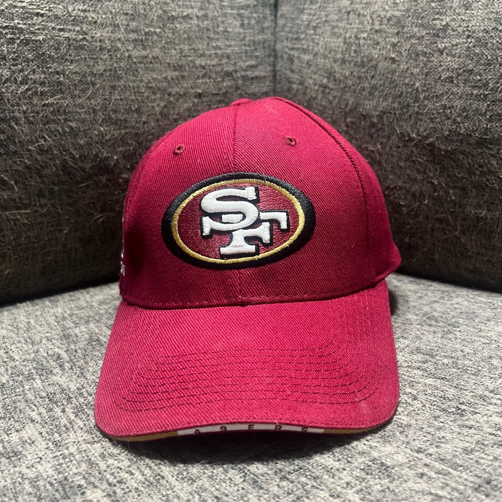 Red 49ers Hat - Velcro adjust