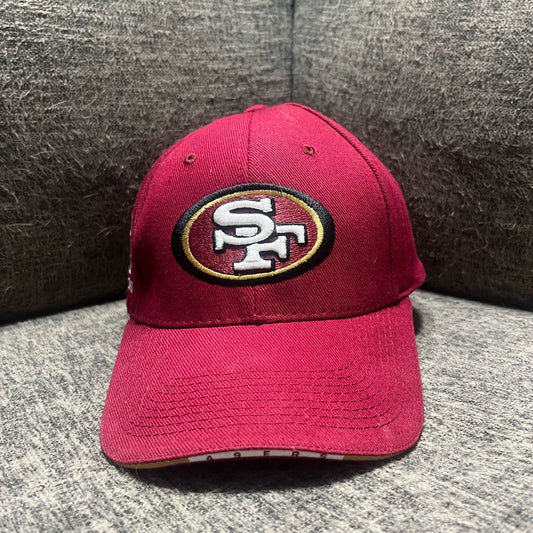 Red 49ers Hat - Velcro adjust