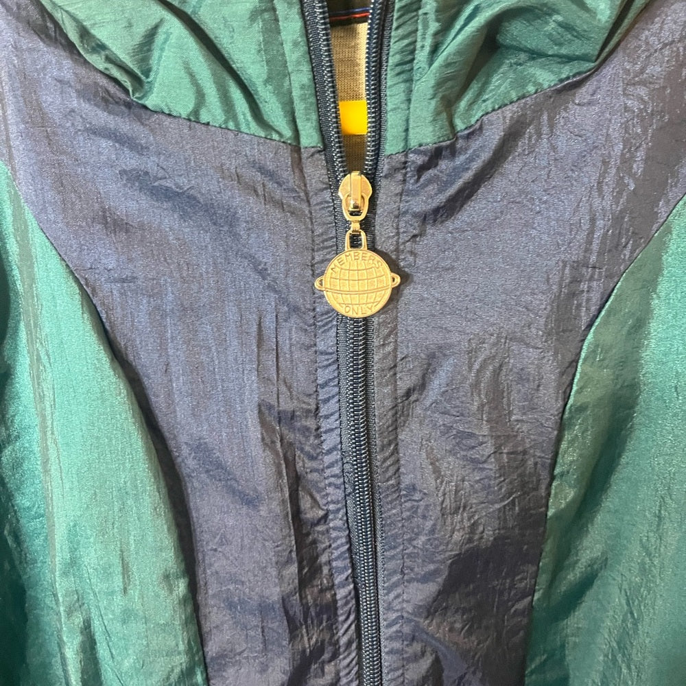 Vintage Teal and Navy Members Only Jacket