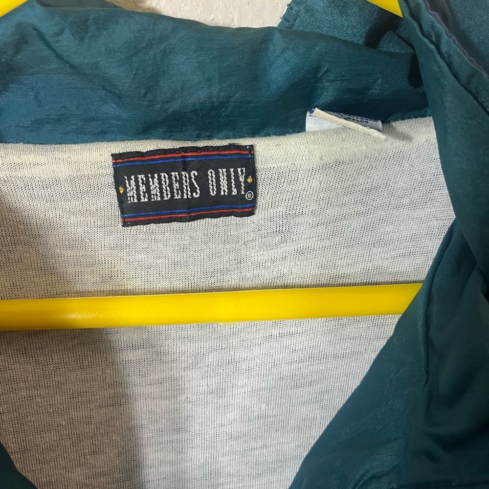 Vintage Teal and Navy Members Only Jacket