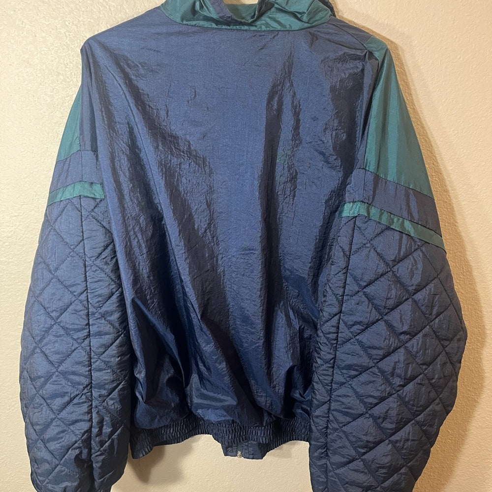 Vintage Teal and Navy Members Only Jacket