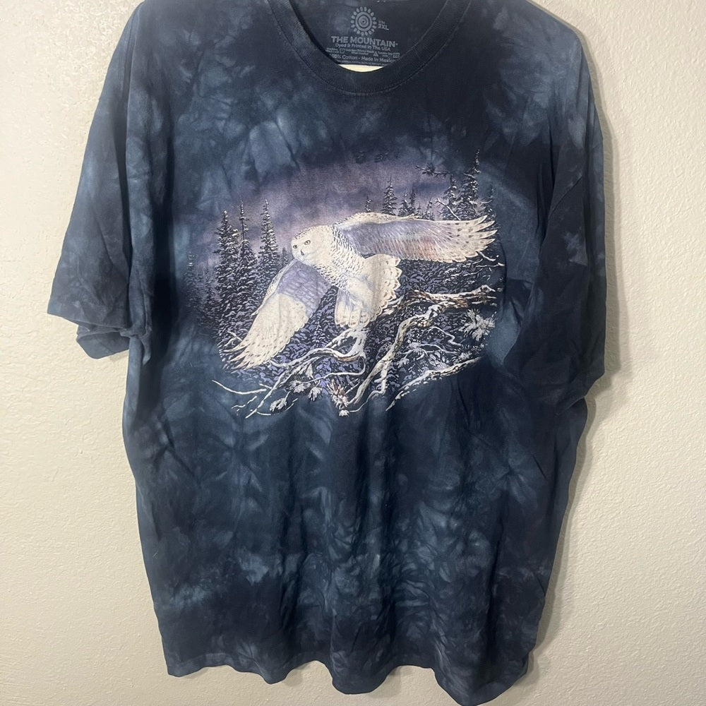 The Mountain Men's Dark Blue Owl Graphic Tee