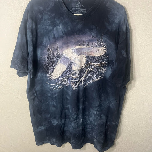 The Mountain Men's Dark Blue Owl Graphic Tee