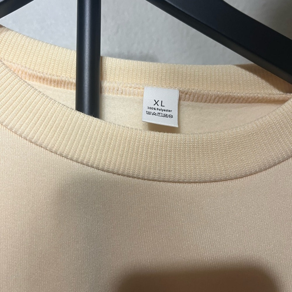 USA Graphic Beige Sweater