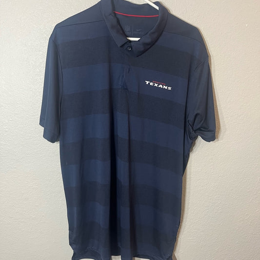 NFL Texans Dark Blue Polo Shirt