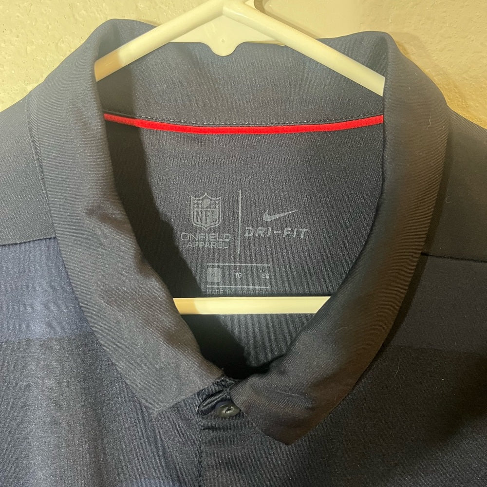 NFL Texans Dark Blue Polo Shirt