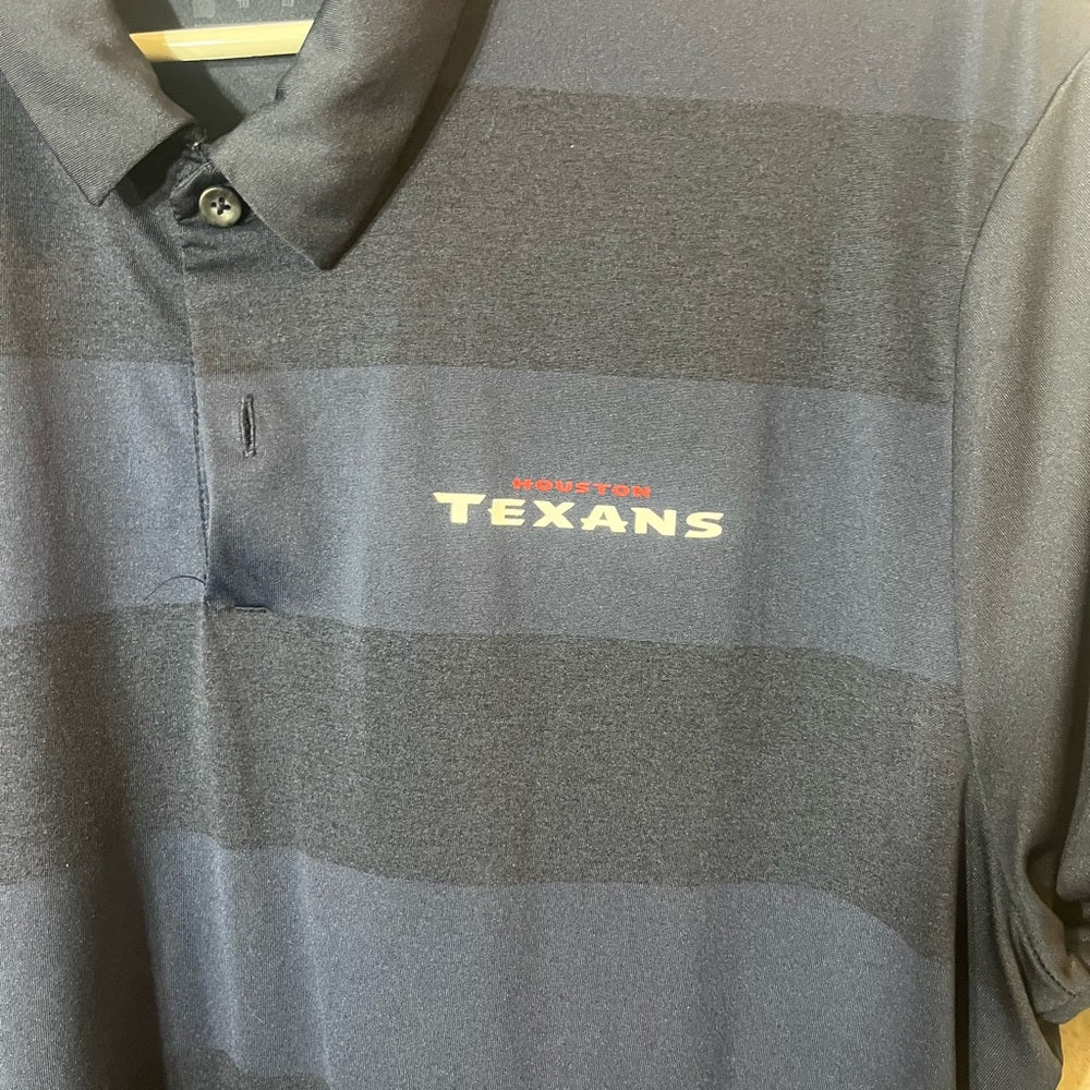 NFL Texans Dark Blue Polo Shirt