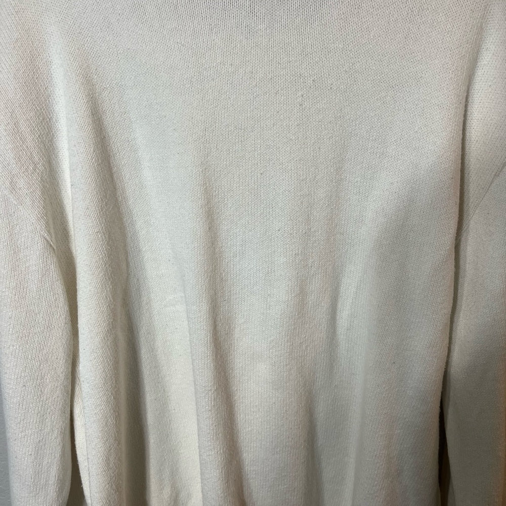 Men's Classic Cream Crewneck Sweater