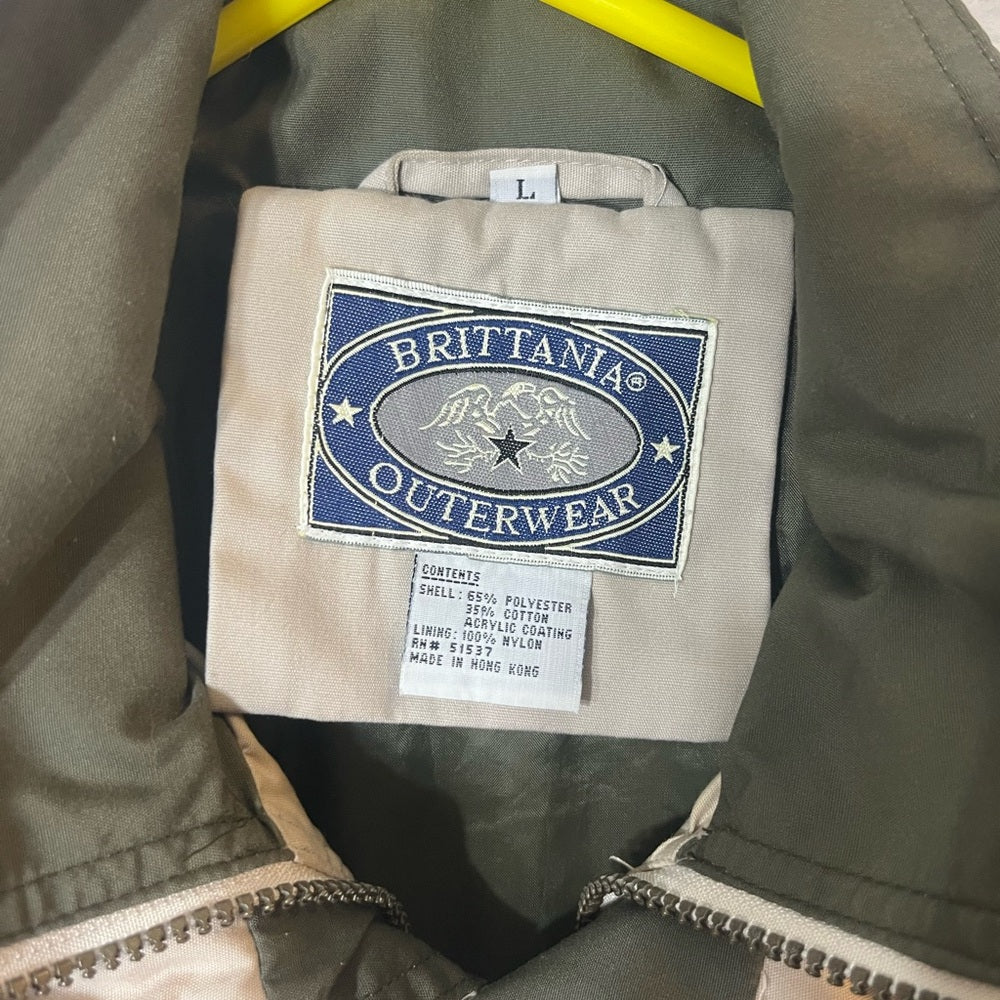 Men's Beige Windbreaker Jacket