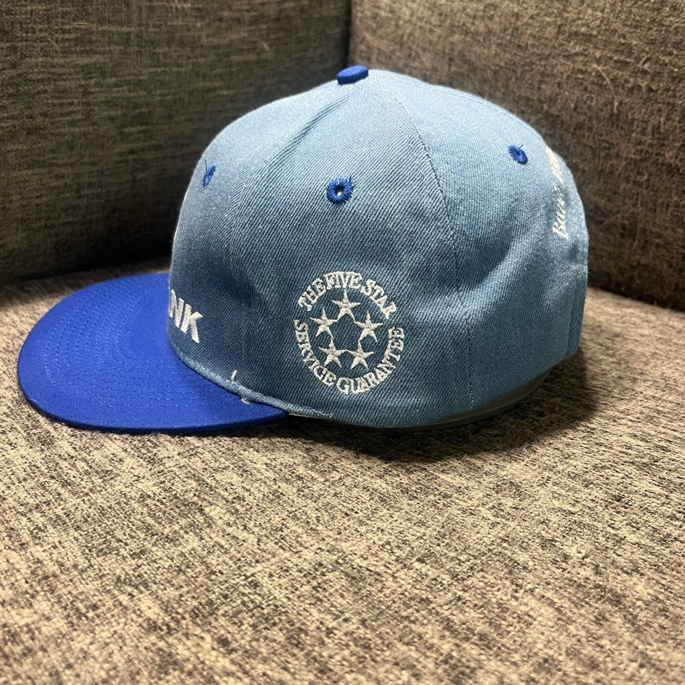 Vintage Blue and Denim SnapBack Hat - Star Bank