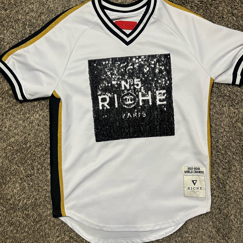 Vie Riche - Men's White and Black Sequin Jersey