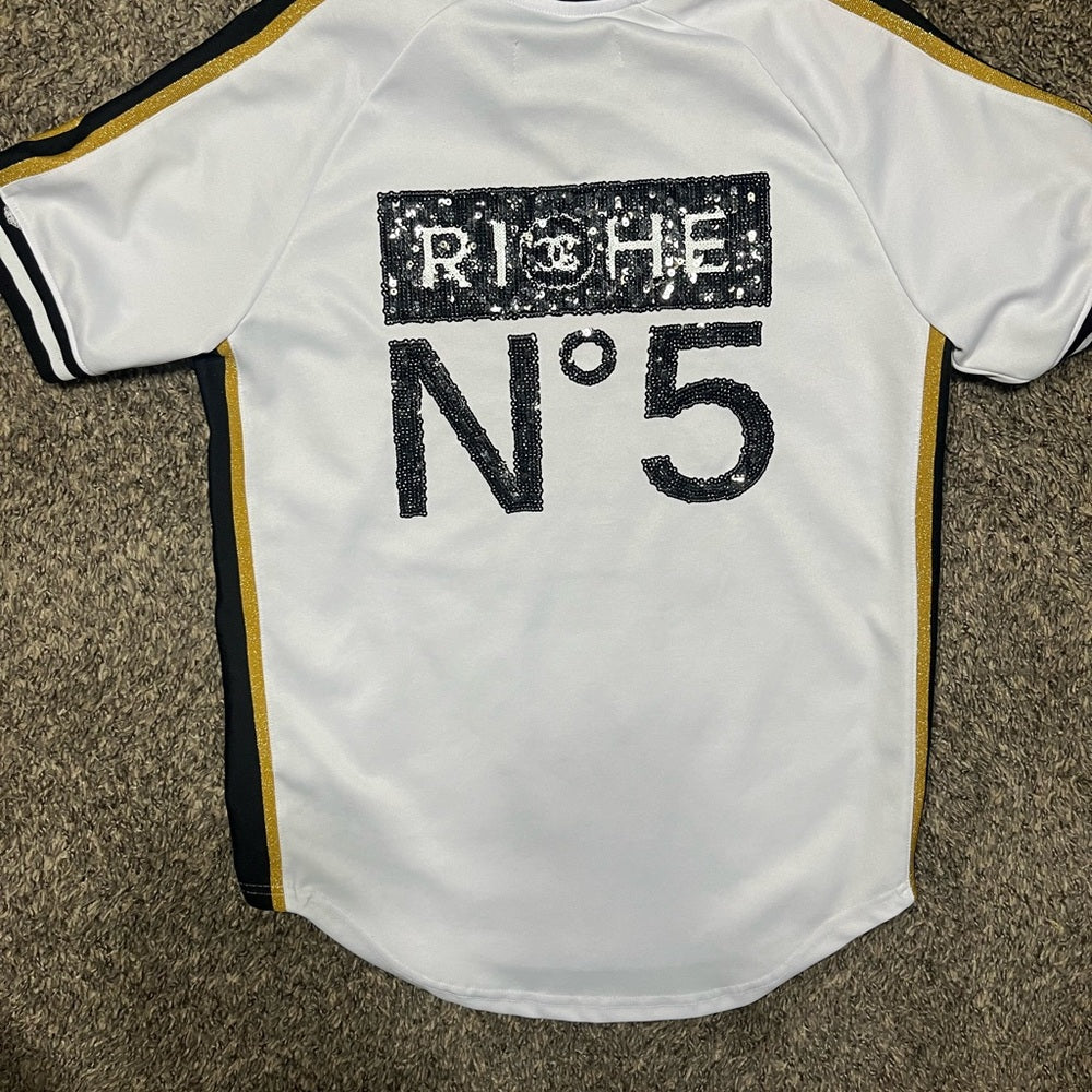 Vie Riche - Men's White and Black Sequin Jersey