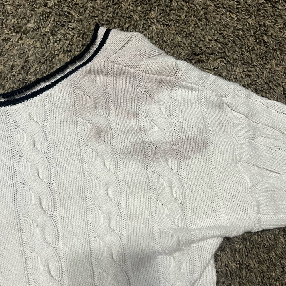 Vintage Prince Tennis Sweater - White