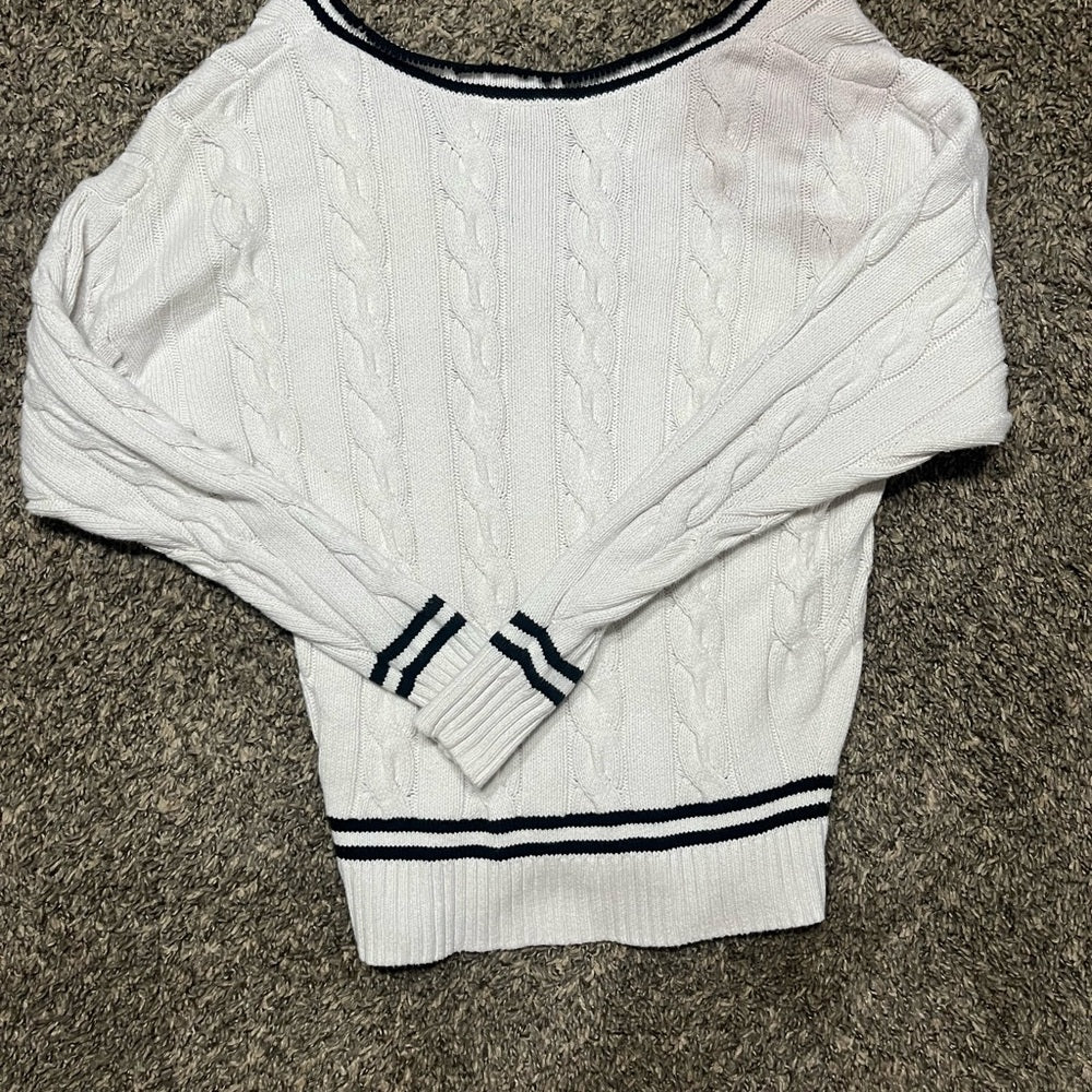 Vintage Prince Tennis Sweater - White