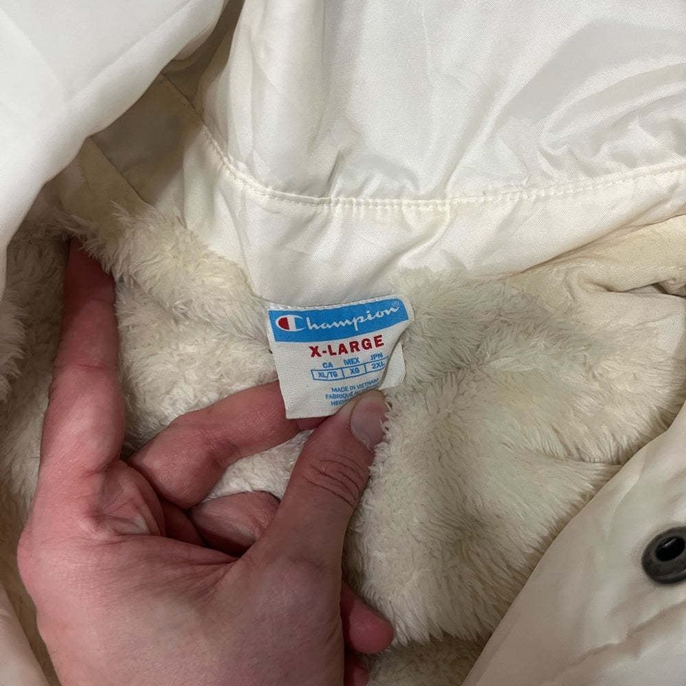 Champion Cream Jacket with Plush Lining