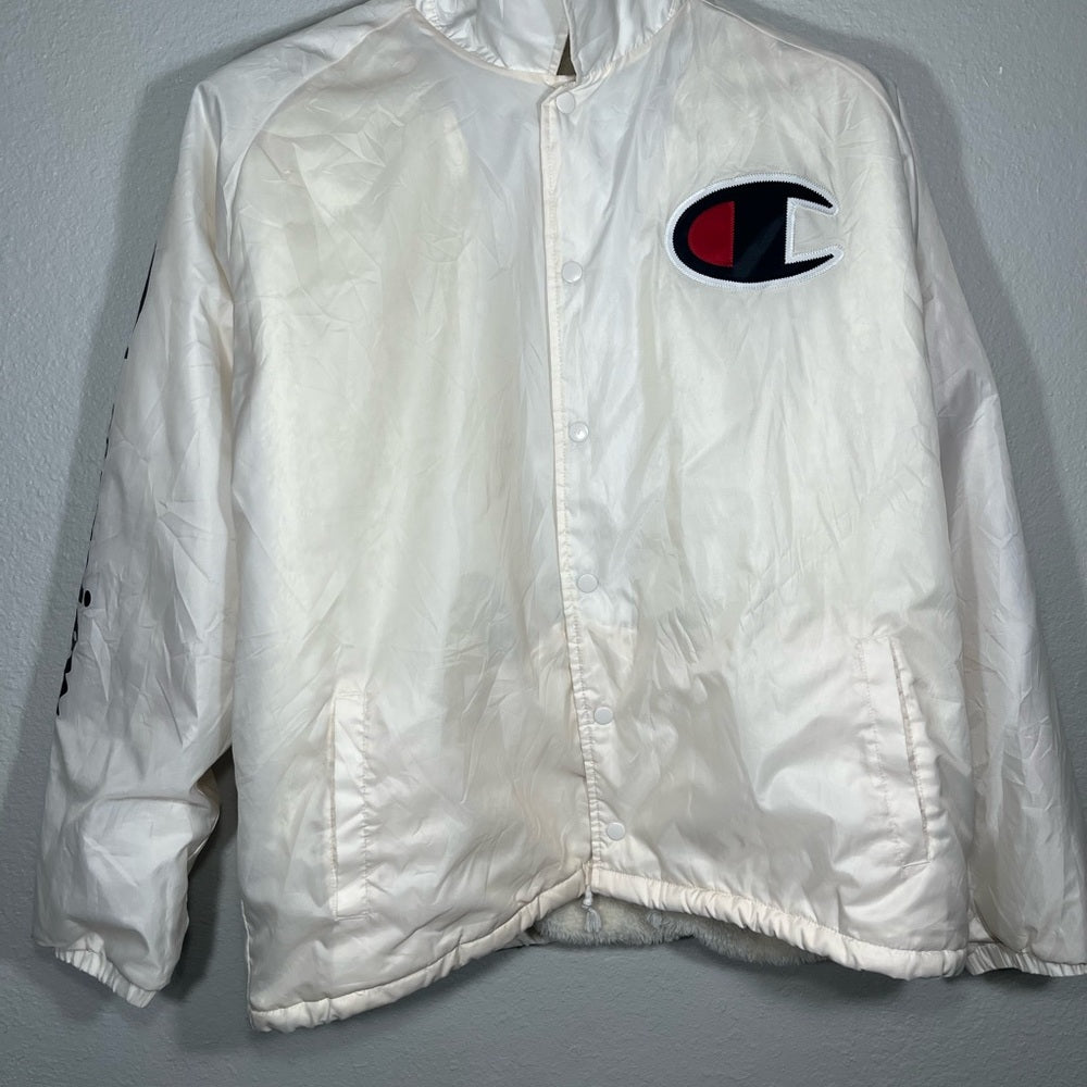 Champion Cream Jacket with Plush Lining