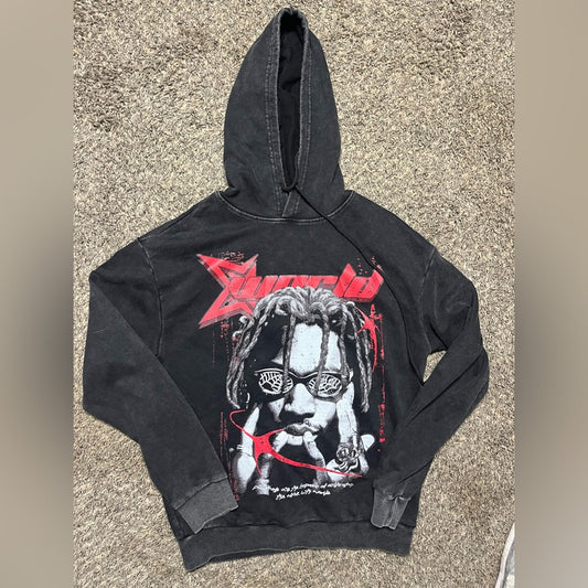 Black Hoodie with Front Graphic