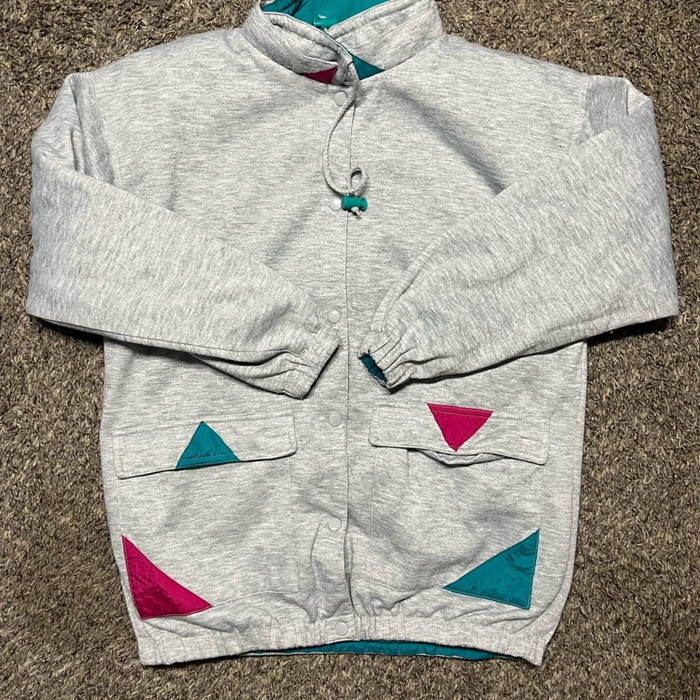 Vintage Reversible Windbreaker - 90s look