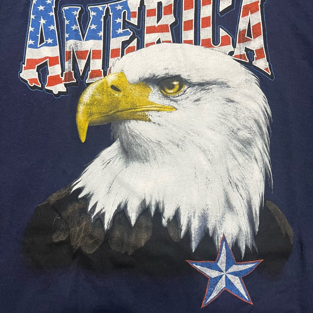 Gildan Dark Blue American Eagle Men's Tee