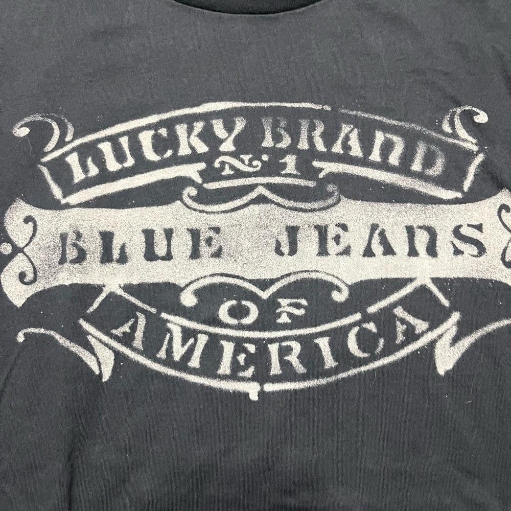 Lucky Brand Men's Graphic Black Tee