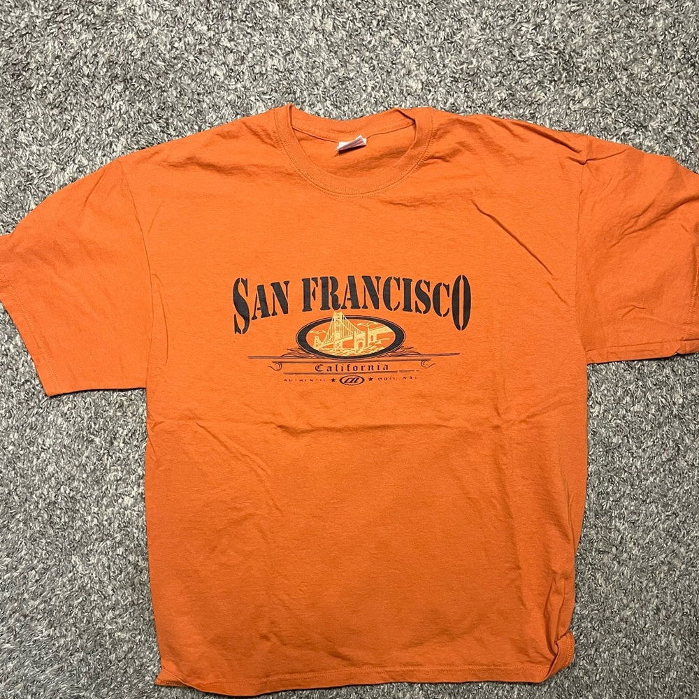 Gildan Orange San Francisco Tee
