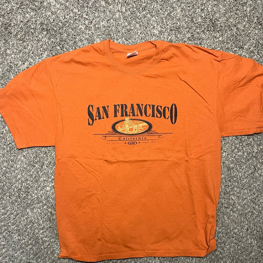 Gildan Orange San Francisco Tee