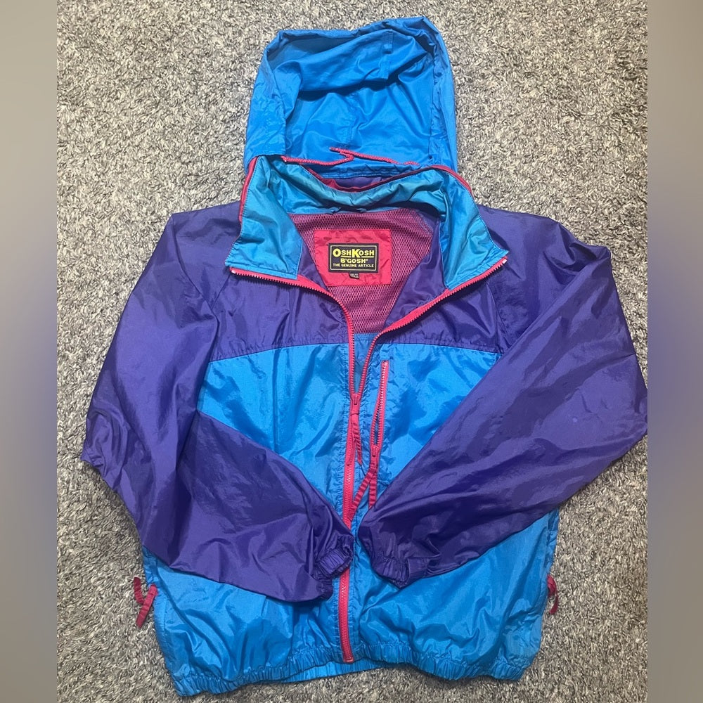 OshKosh B'gosh Blue and Purple Windbreaker
