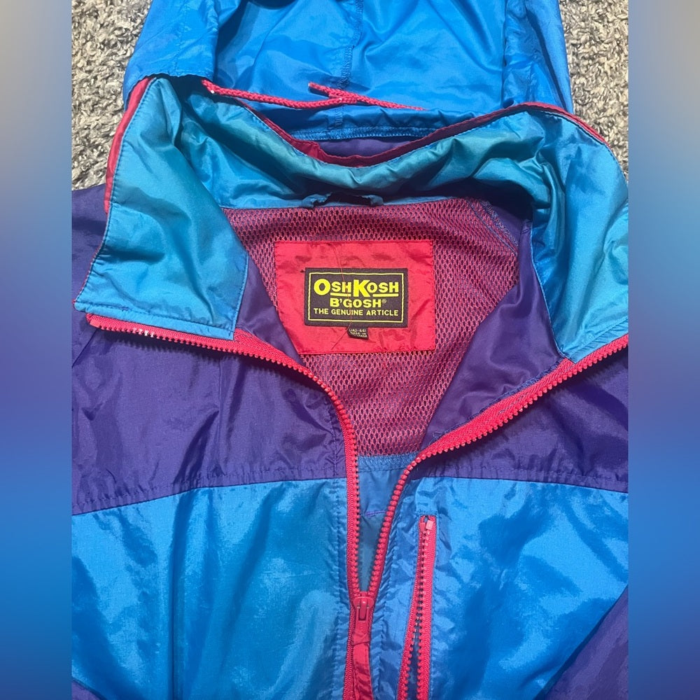OshKosh B'gosh Blue and Purple Windbreaker