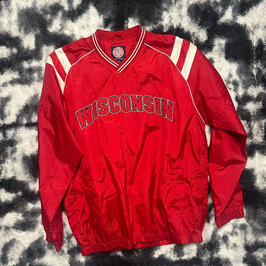 Vintage NCAA Wisconsin Windbreaker Jacket