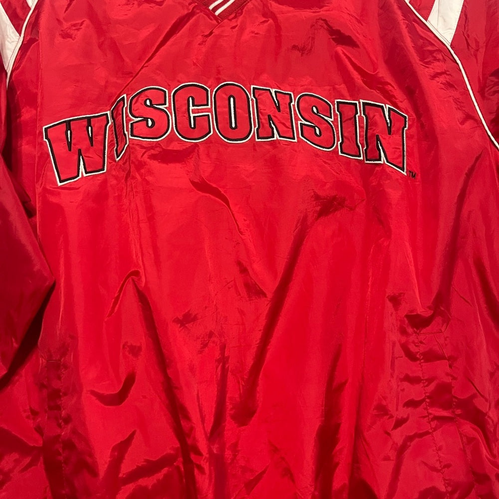 Vintage NCAA Wisconsin Windbreaker Jacket
