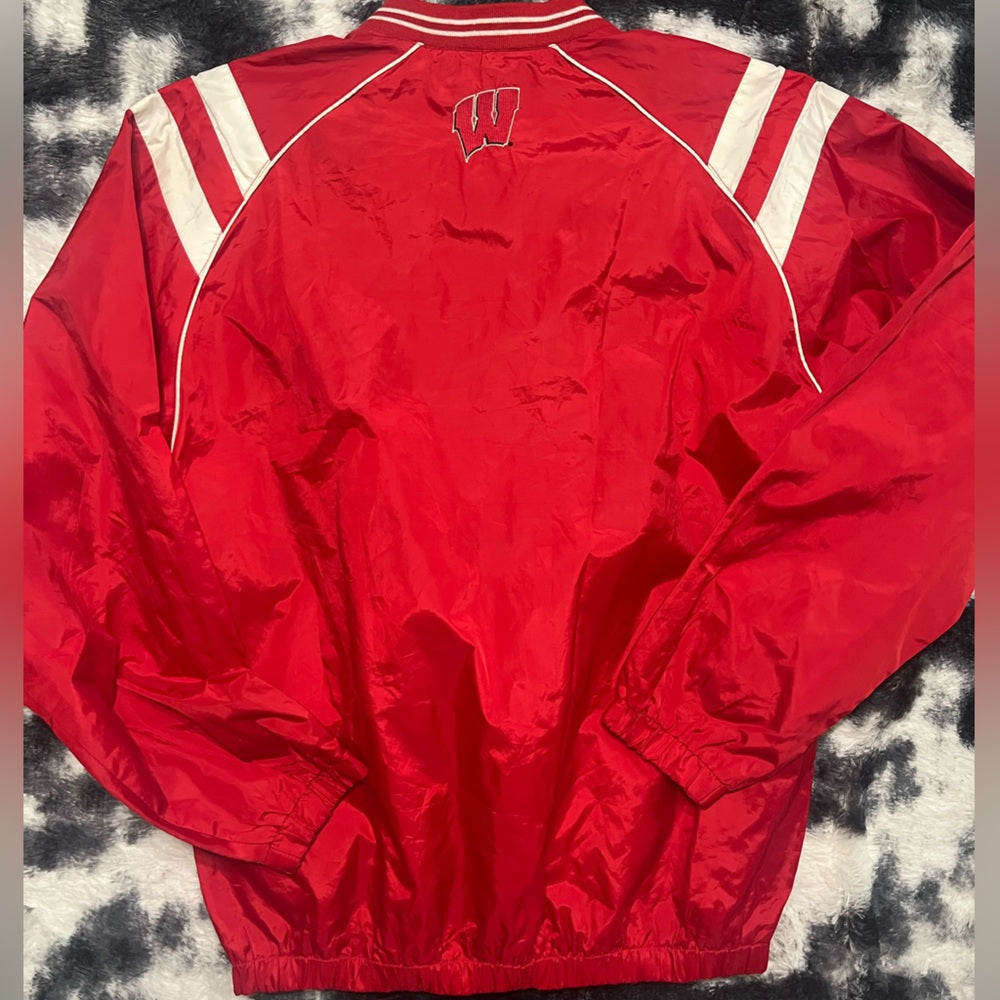 Vintage NCAA Wisconsin Windbreaker Jacket
