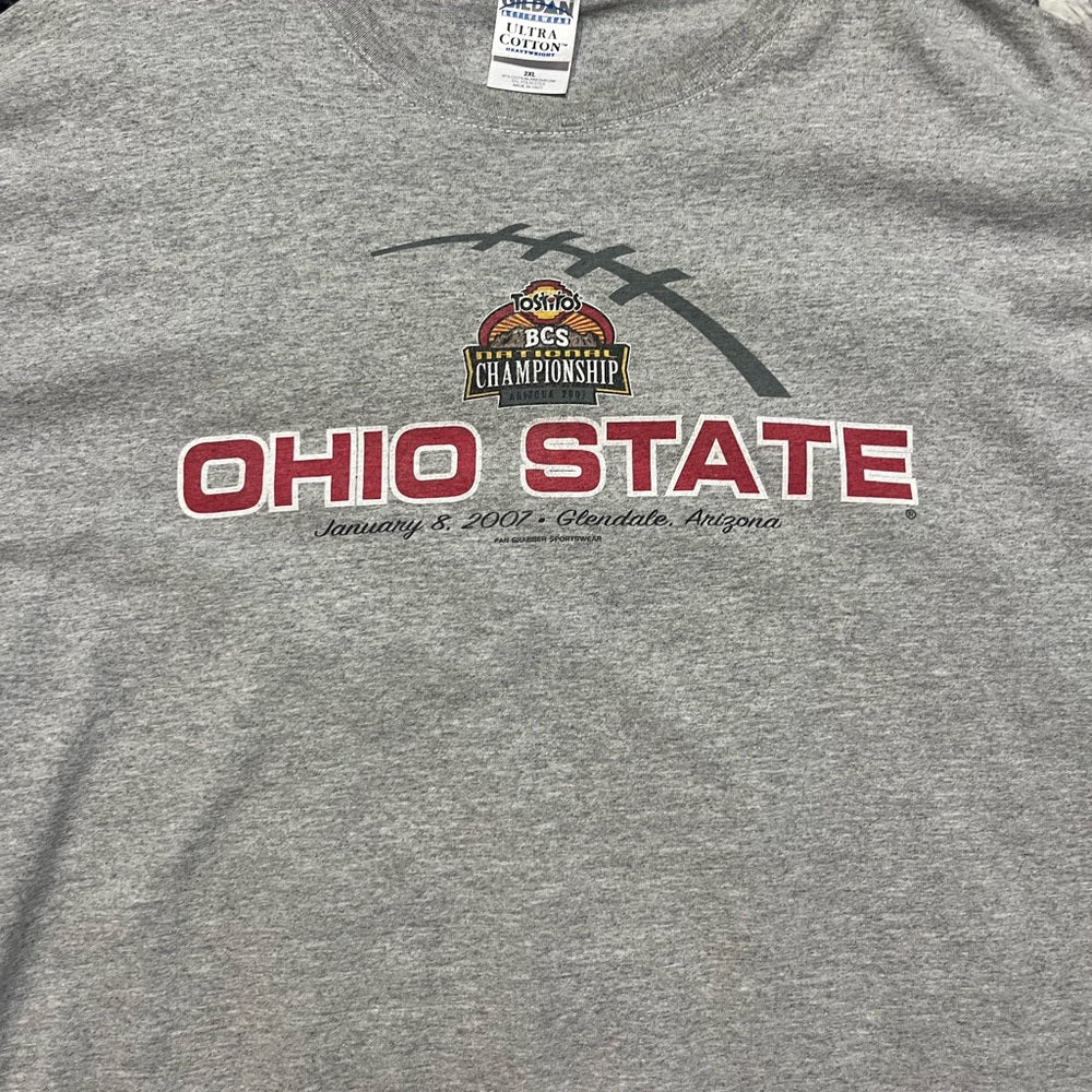 Gray Ohio State Tee - 2003 BCS Championship