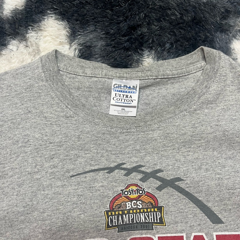 Gray Ohio State Tee - 2003 BCS Championship
