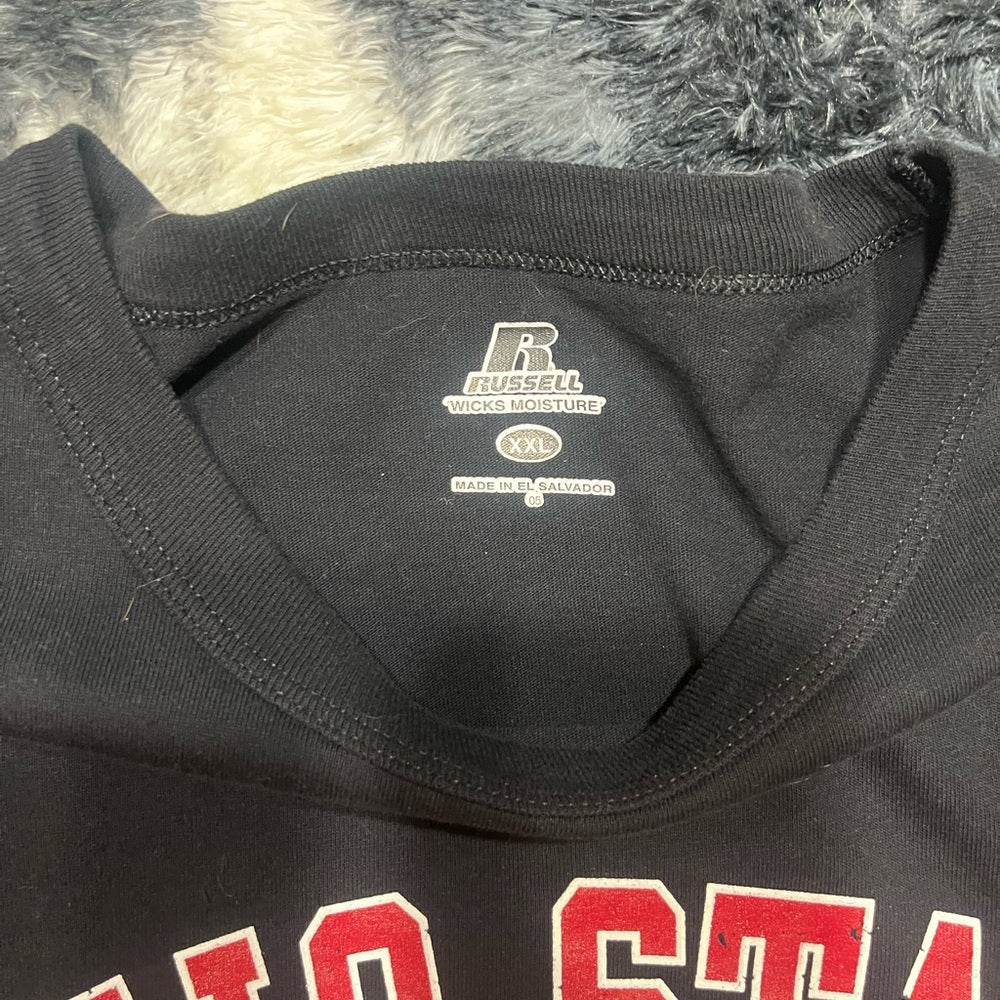 Russell Athletic Black Ohio State Tee