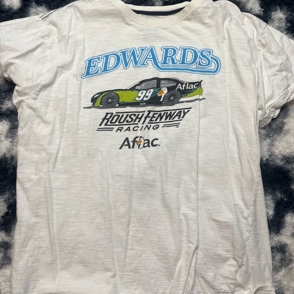 Chase Authentics White Racing Graphic Tee