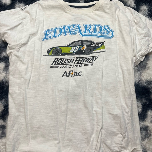 Chase Authentics White Racing Graphic Tee