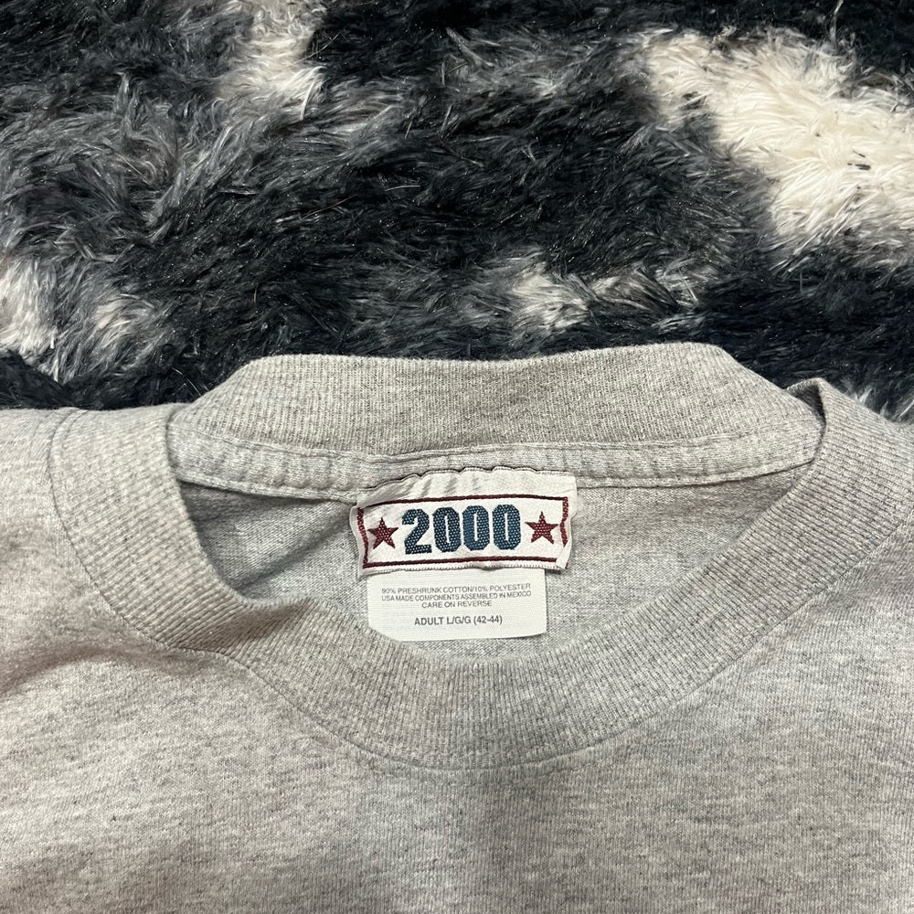 Gray T-Shirt with Red Stars