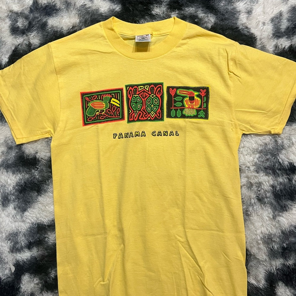 Delta Yellow Panama Canal Graphic Tee