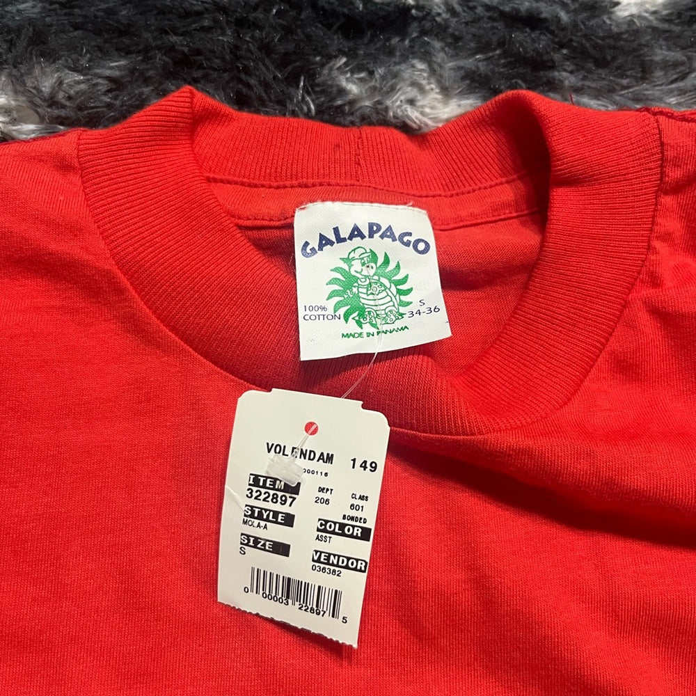 Red Panama Canal Graphic Tee